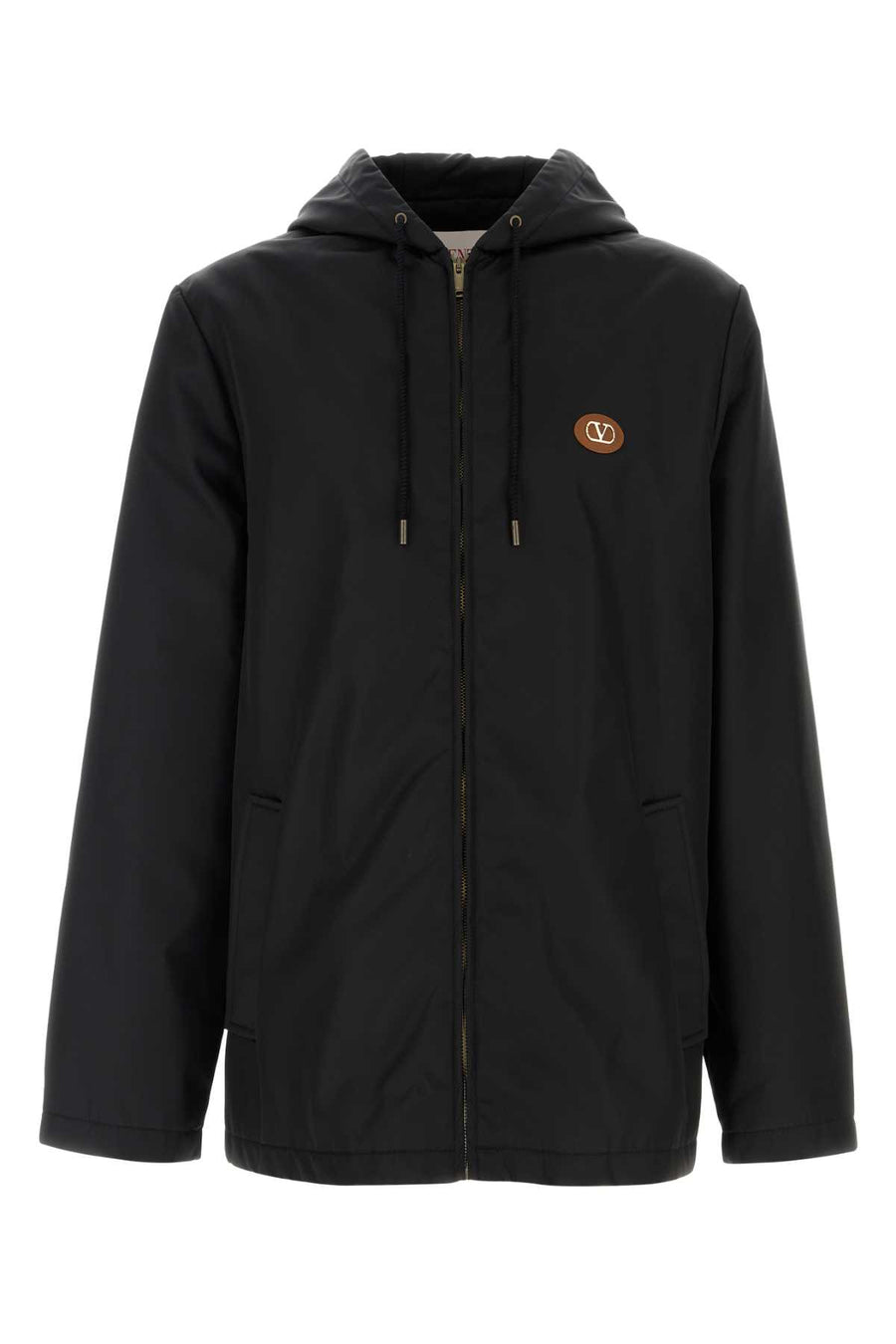 Valentino Garavani Vlogo Exterior: 100% Nylon jacket in black