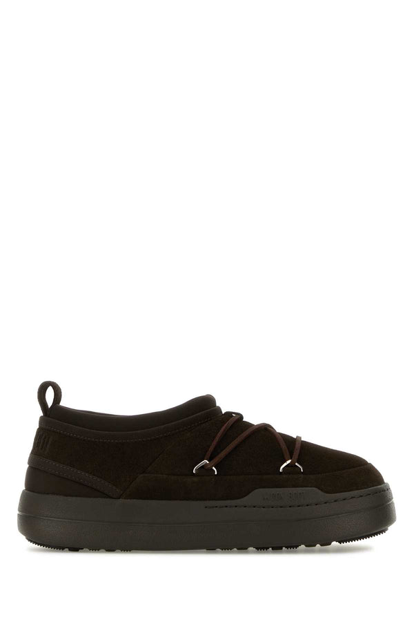 Moon Boot Park Exterior: 100% Suede sneaker in brown