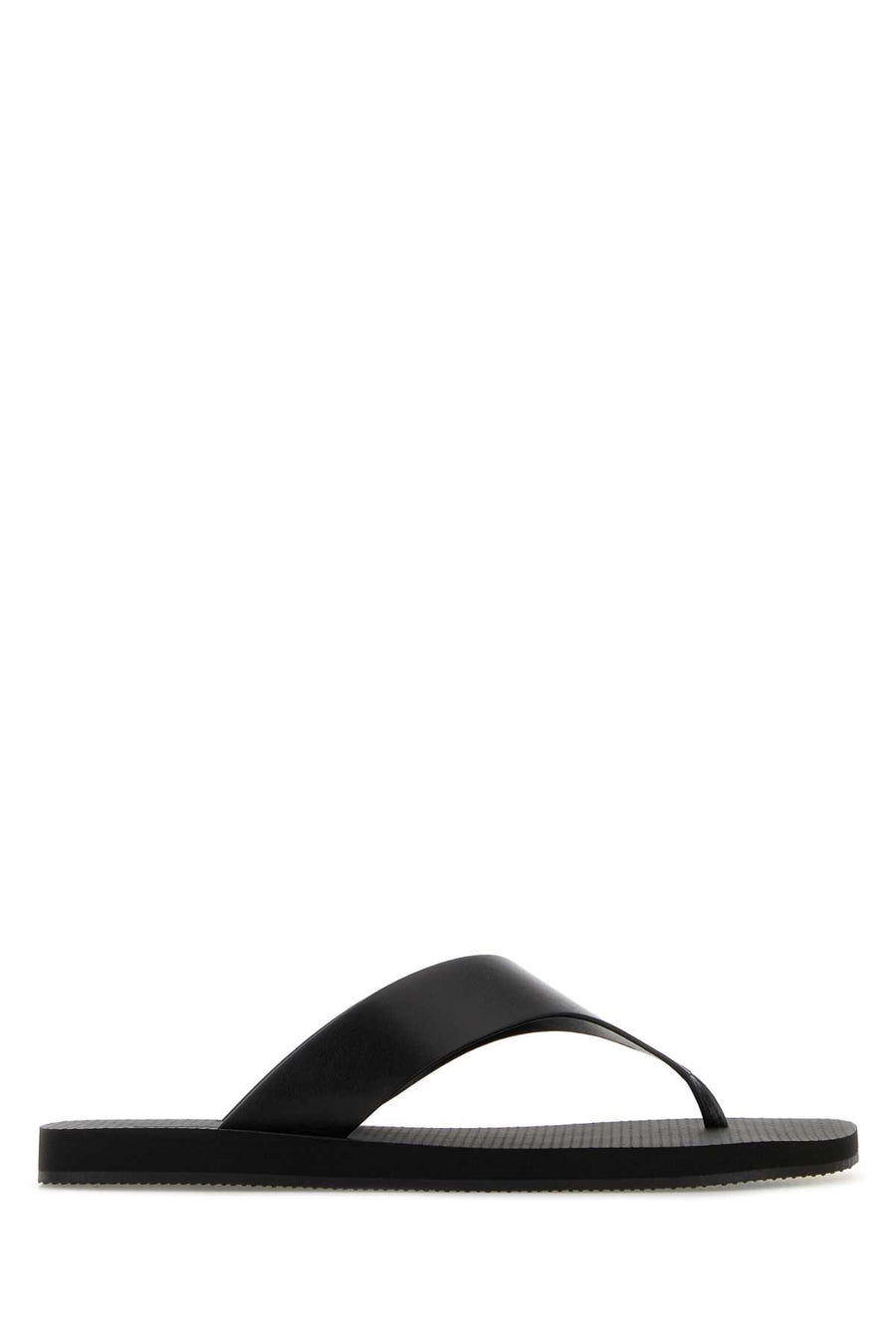 The Row Classic Exterior: 100% Leather; Interior: 100% Rubber; Sole: Rubber flat in black