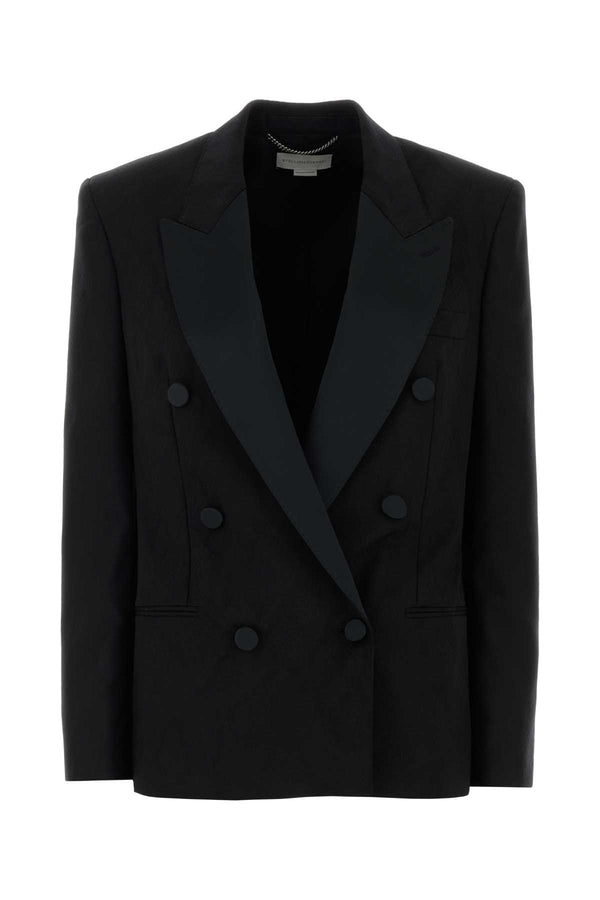 Stella McCartney Tailoring Exterior: 100% Wool blazer in black