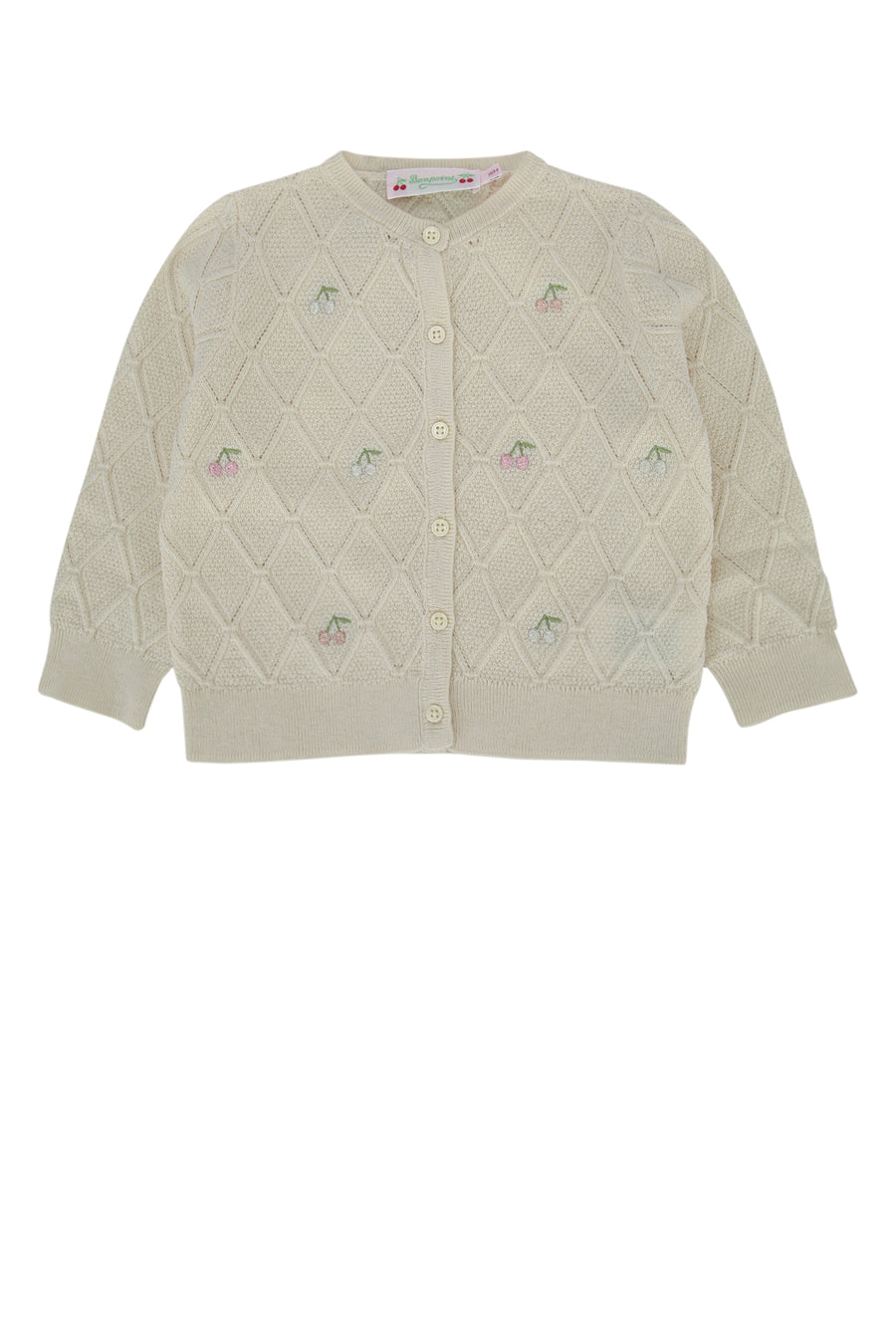 Bonpoint Lysandra 55% Wool cardigan in beige