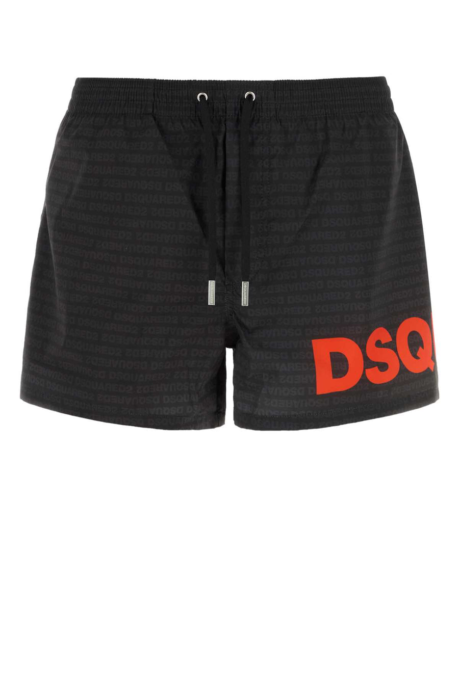 Dsquared2 Exterior: 100% Polyester swimming shorts in black