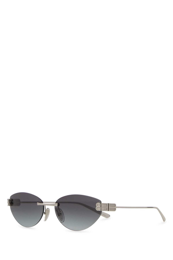 Balenciaga Oval 100% Metal sunglasses in silver