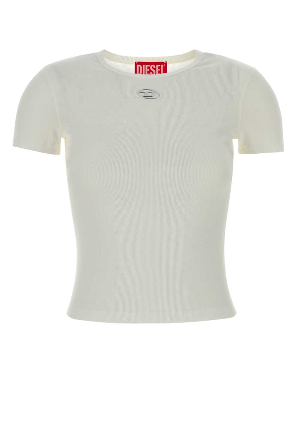 Diesel 94% Cotton t-shirt in white