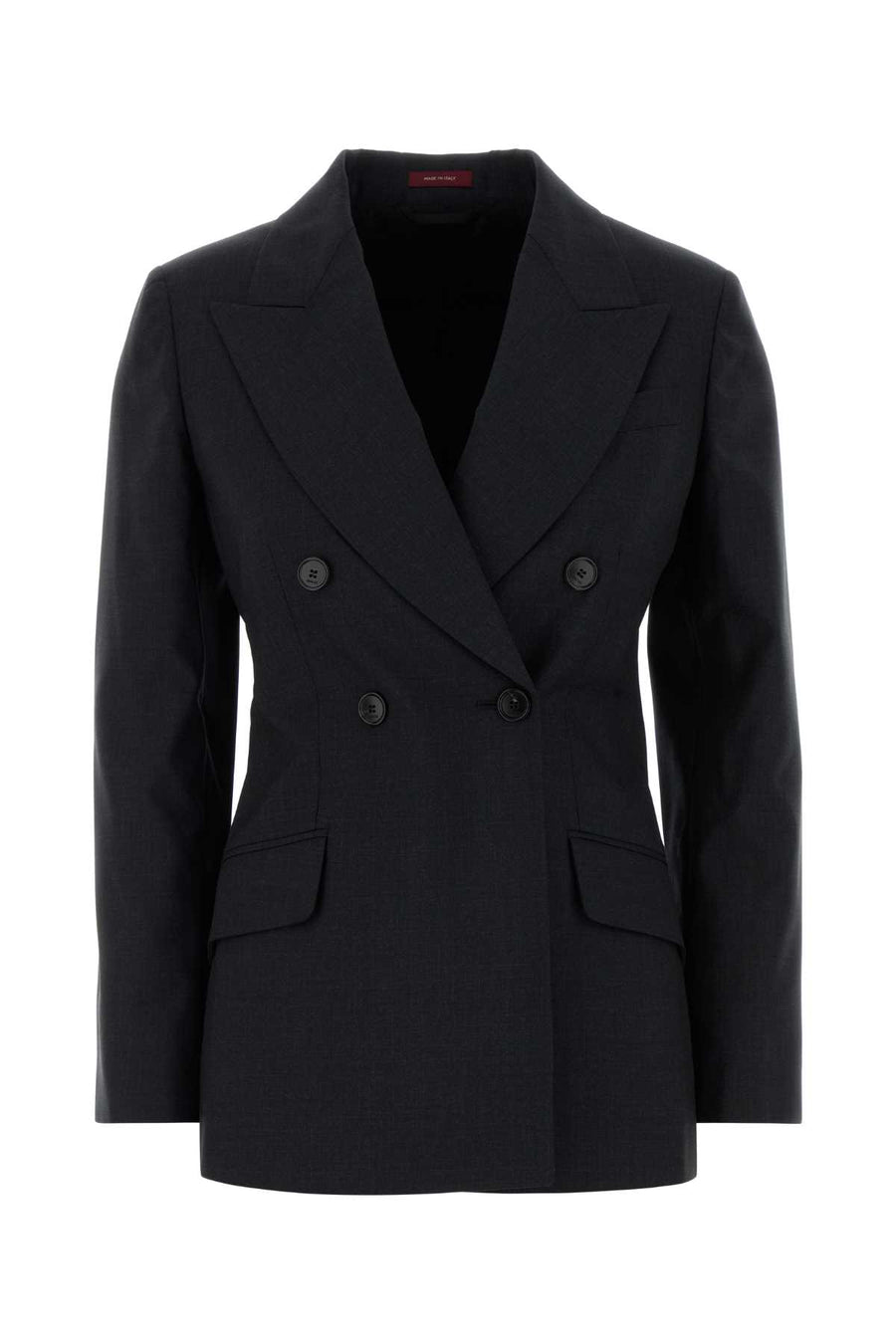 Gucci 100% wool domestic buffalo blazer in gray