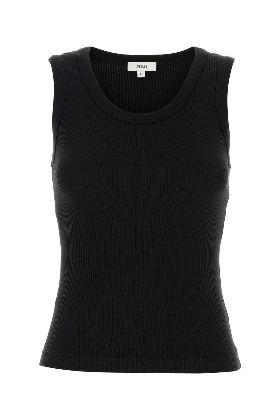 Agolde 49% Organic cotton tank top in black