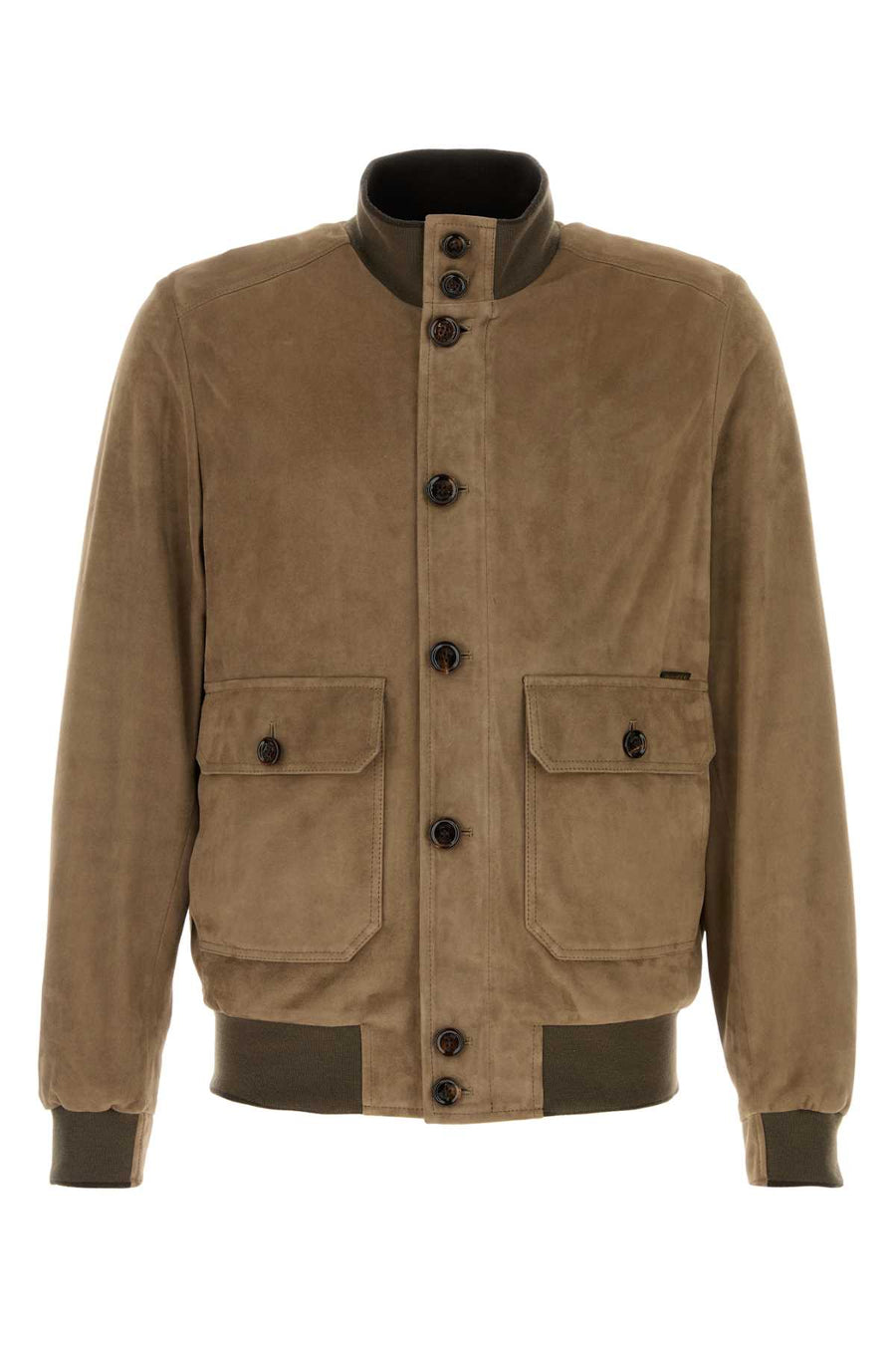 Moorer Exterior: 100% Suede; Lining: 100% Fabric bomber jacket in beige
