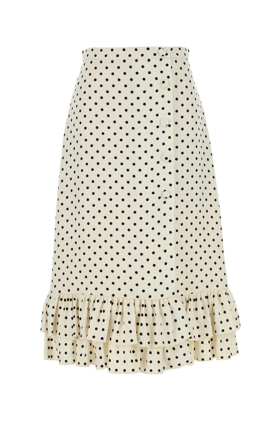 Valentino Garavani Pattern Exterior: 100% Viscose; Lining: 100% Viscose skirt in beige