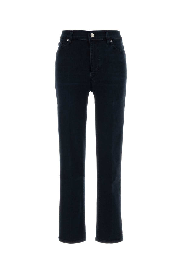 Frame Sleek Exterior: 70% Cotton 17% Recycled polyester 11% Lyocell 2% Elastane jeans in navy