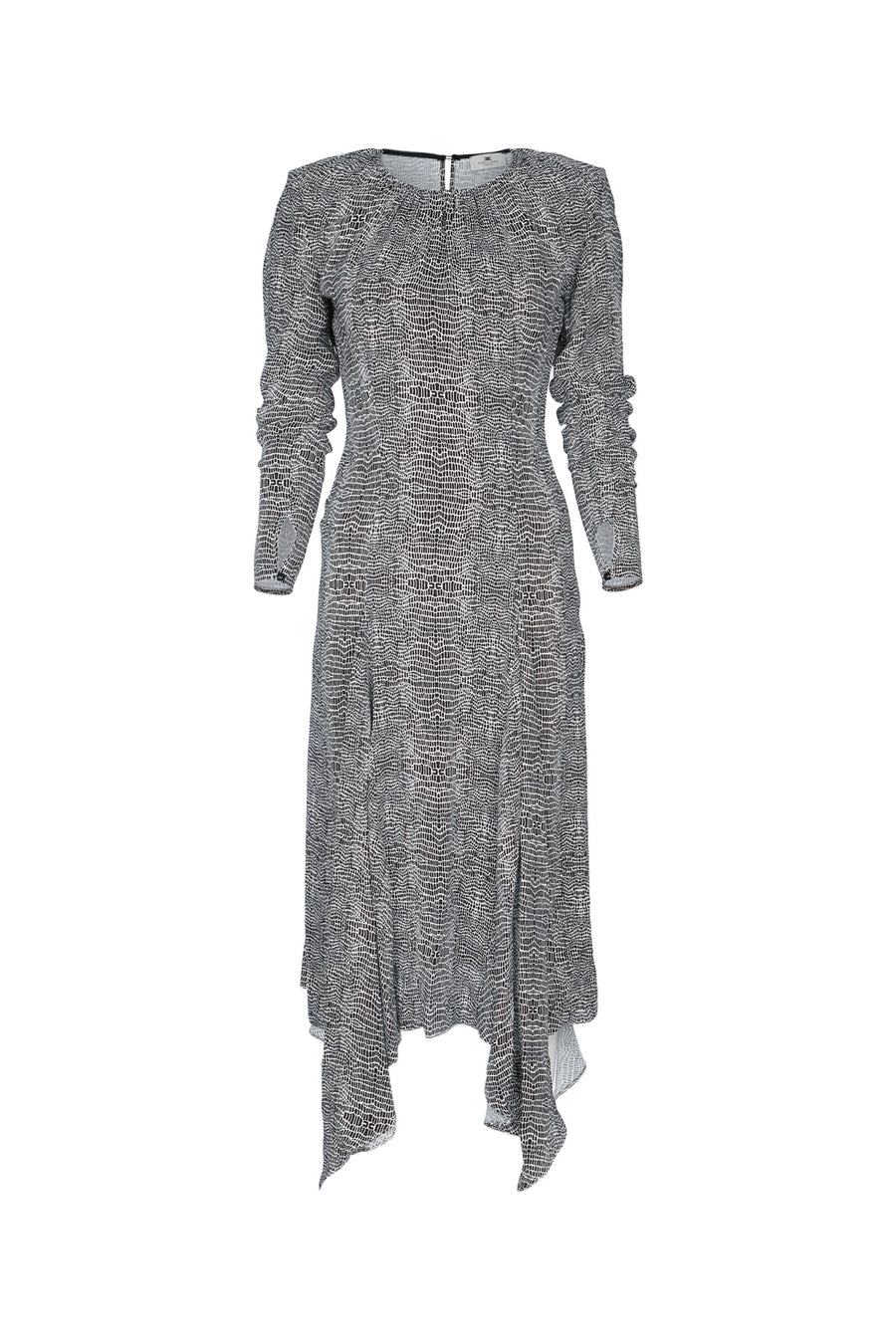 Elisabetta Franchi Stampa Knit dress in black