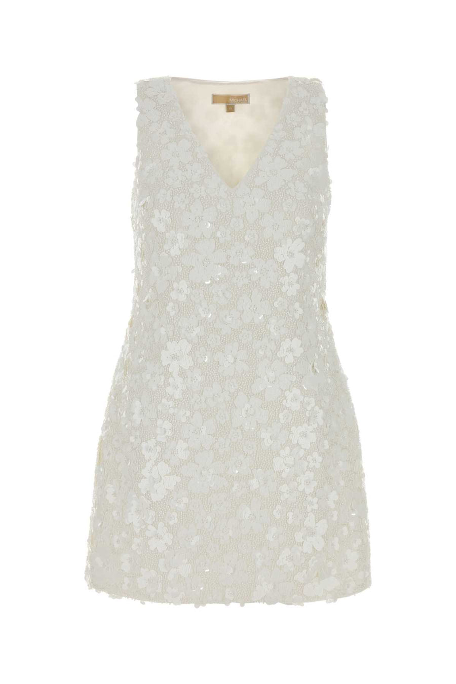 Michael By Michael Kors Exterior: 97% Polyester 3% Elastane; Lining: 92% Polyester 8% Elastane dress in white