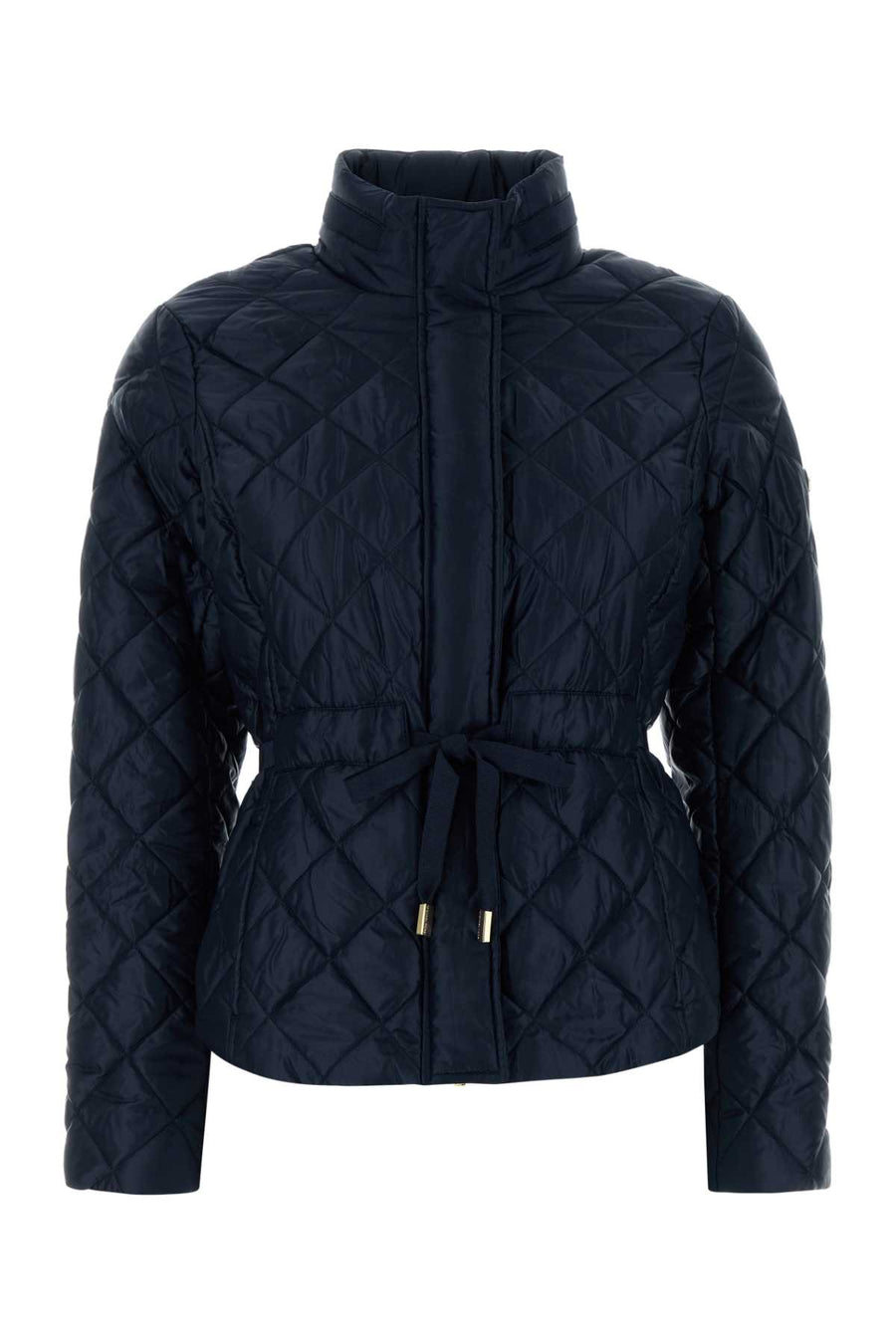 Michael By Michael Kors Belted 100% recycled polyester puffer jacket in navy