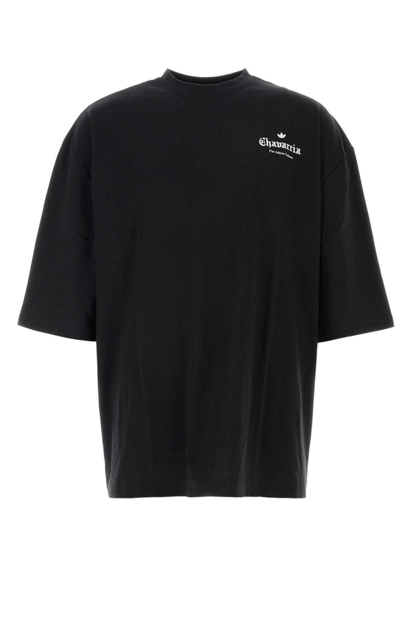 Adidas By Willy Chavarria Logo 100% Cotton t-shirt in black