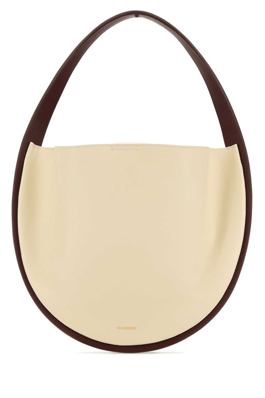 Jil Sander Hobo Exterior: 100% Ovine leather hobo bag in white