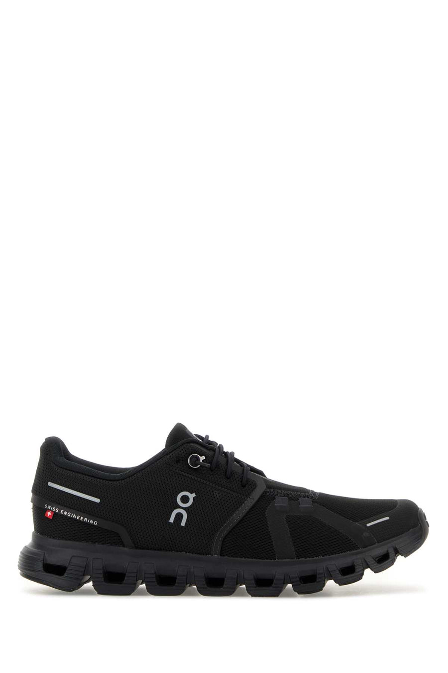 On Running Exterior: 100% Fabric sneaker in black