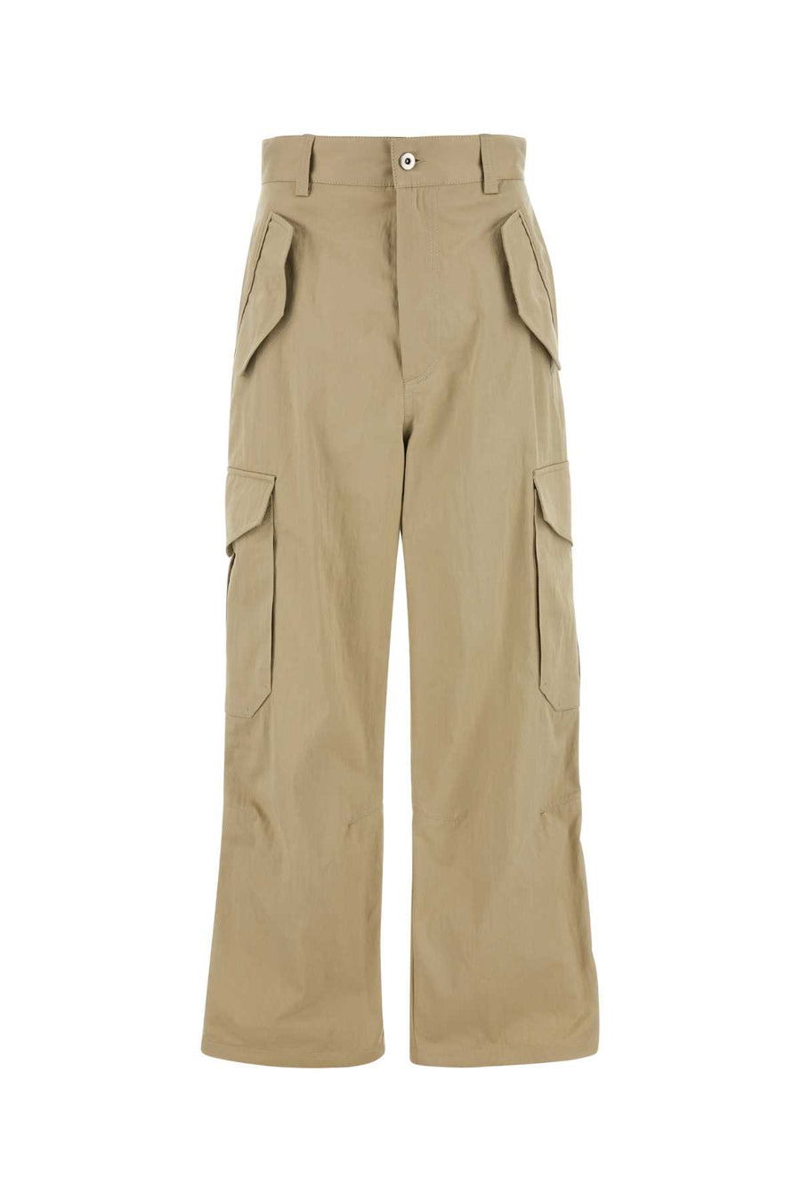 Bottega Veneta Cotone 77% Cotton cargo pants in beige