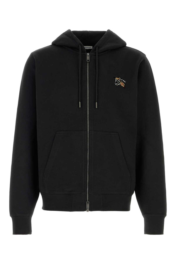 Burberry 100% Cotton hoodie in black