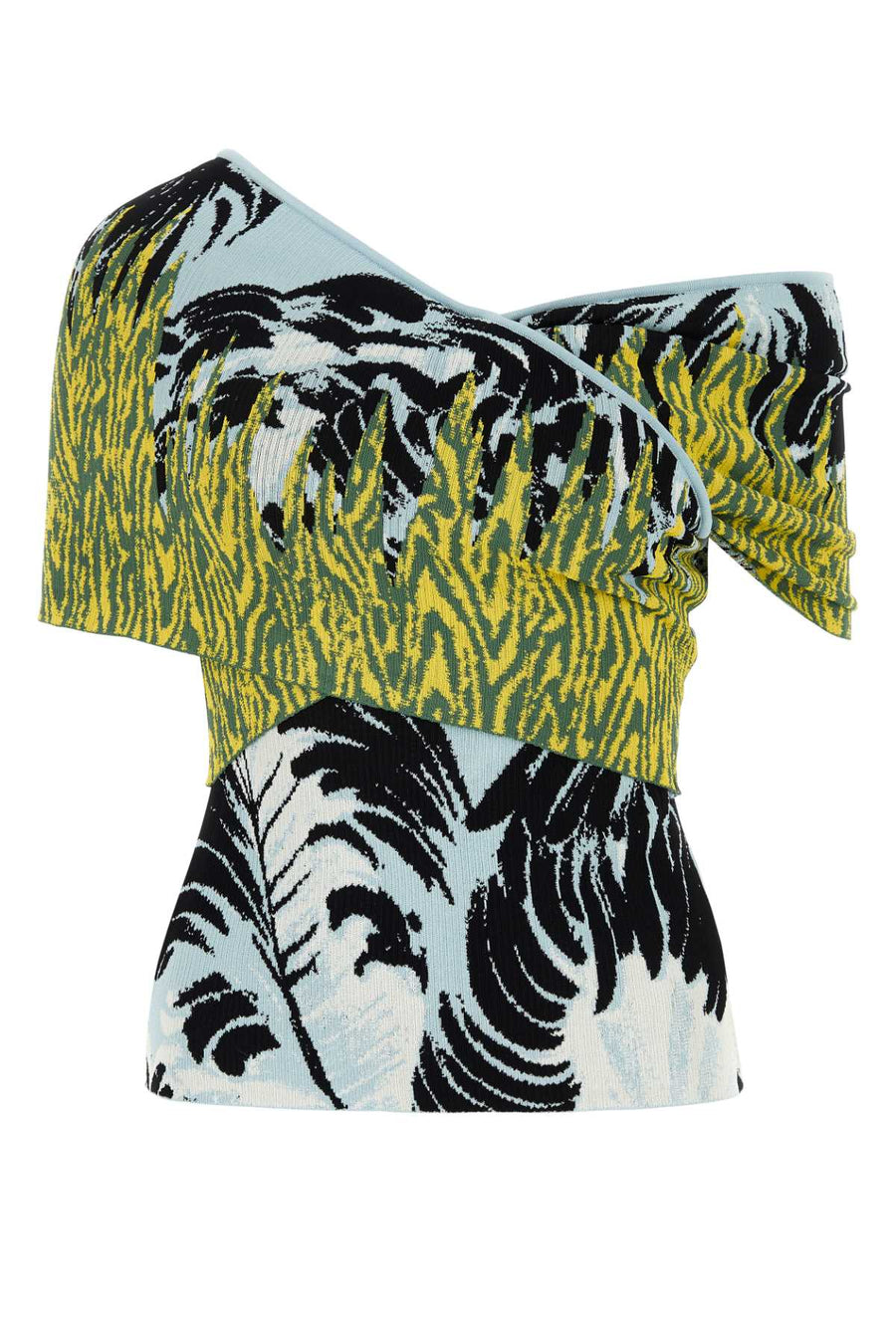 Bottega Veneta 95% Viscose 4% Nylon 1% Elastane blouse in yellow