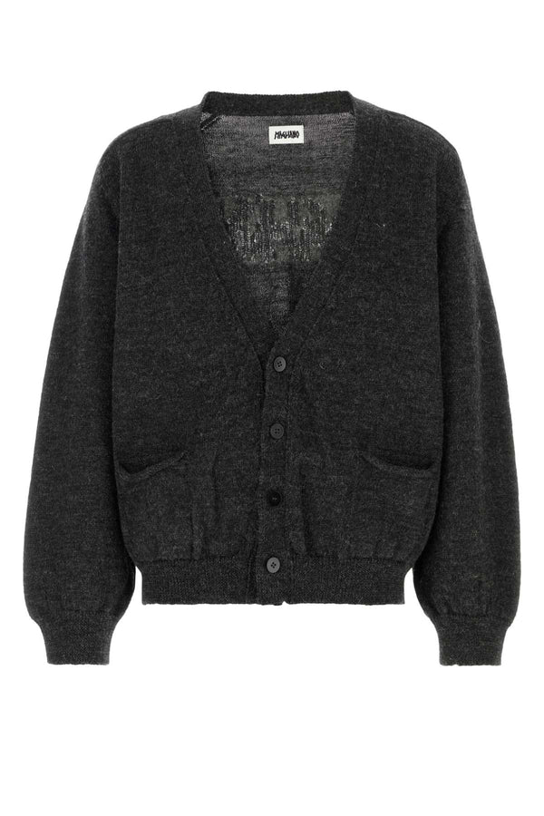 Magliano Grampa 100% Wool cardigan in gray