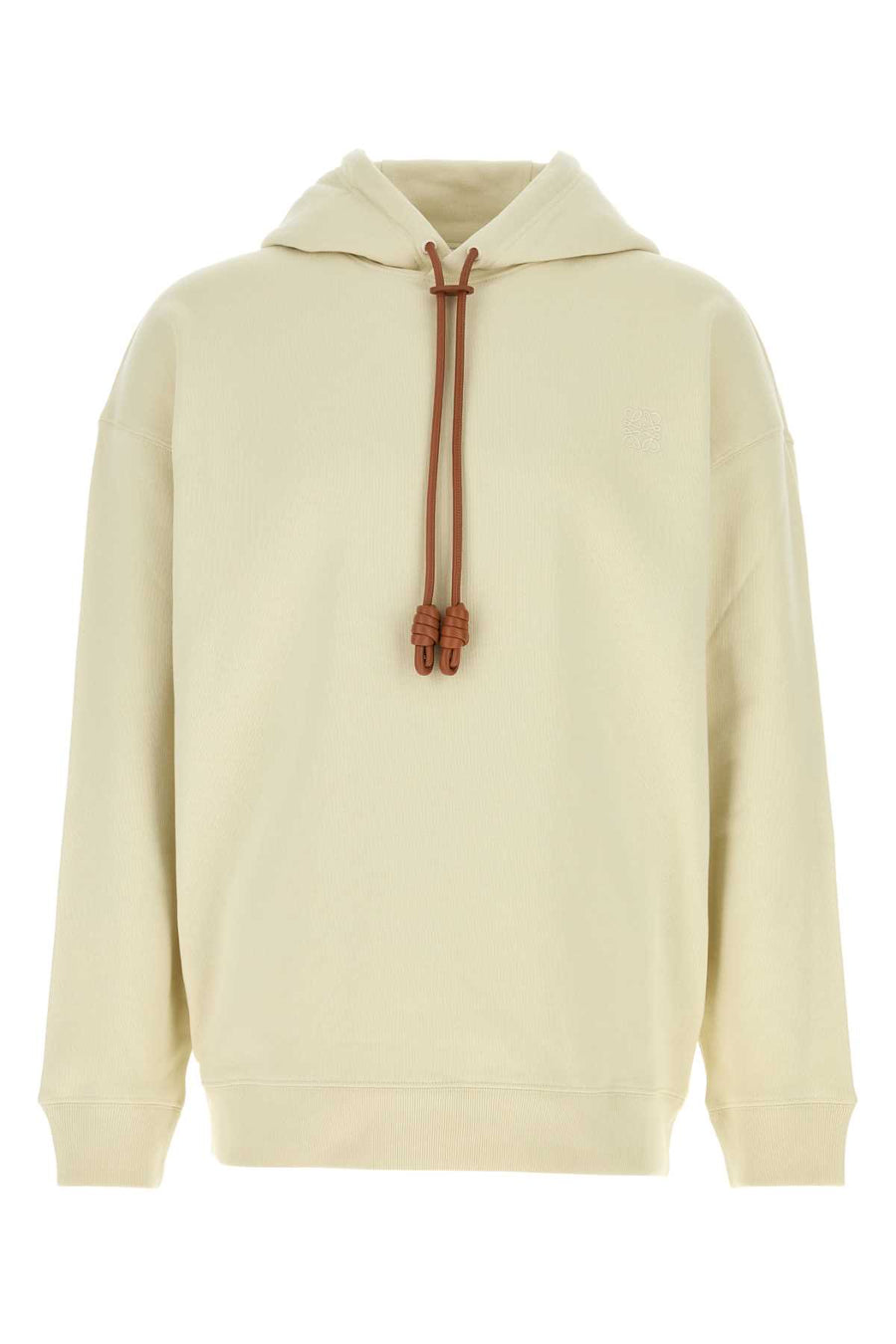 Loewe Hoodie 100% Cotton hoodie in beige