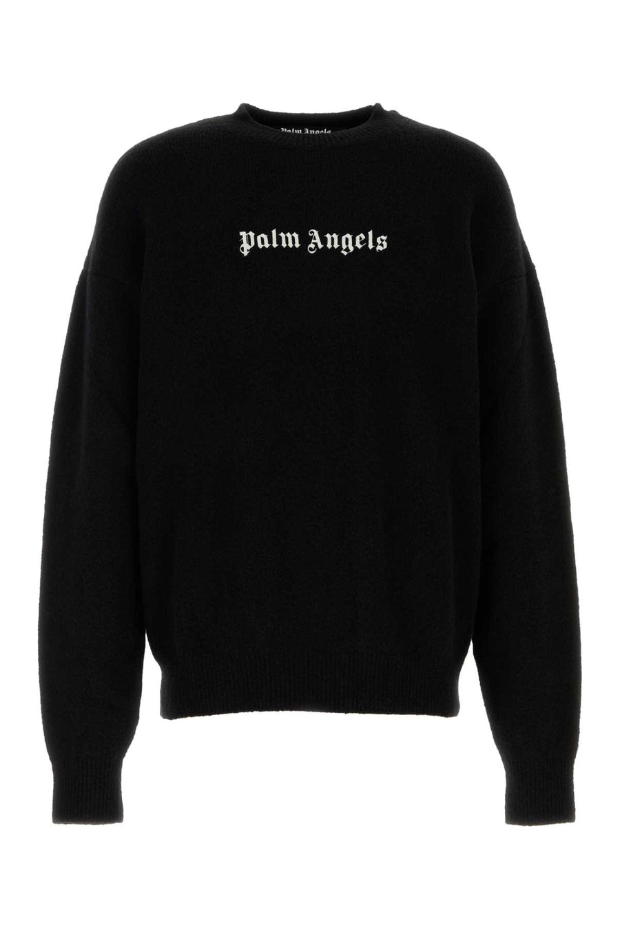 Palm Angels 72% Merino wool 20% Nylon 6% Cashmere 2% Elastane sweater in black