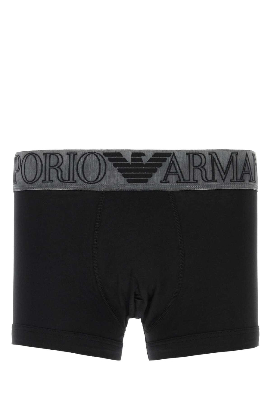 Emporio Armani 95% Cotton boxer briefs in black