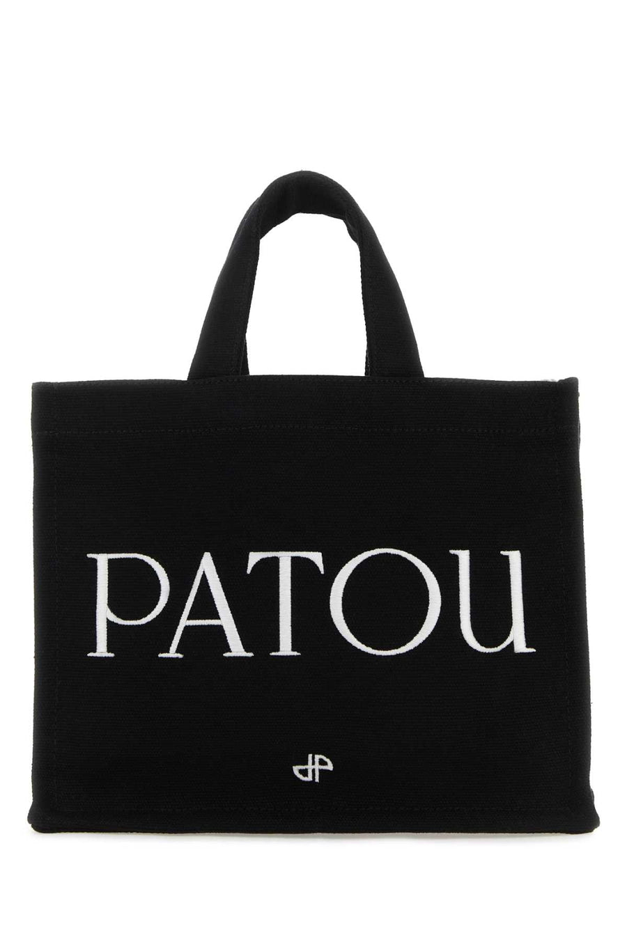 Patou Exterior: 100% Cotton tote bag in black