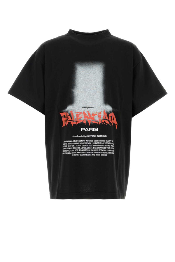 Balenciaga 100% Cotton t-shirt in black