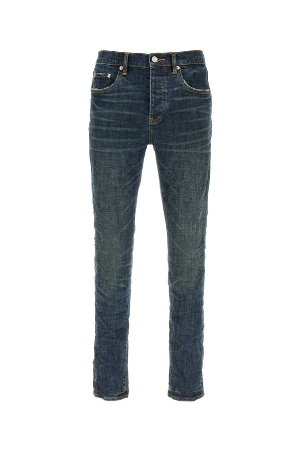 Purple Denim Dkindigo 98% Cotton jeans in blue