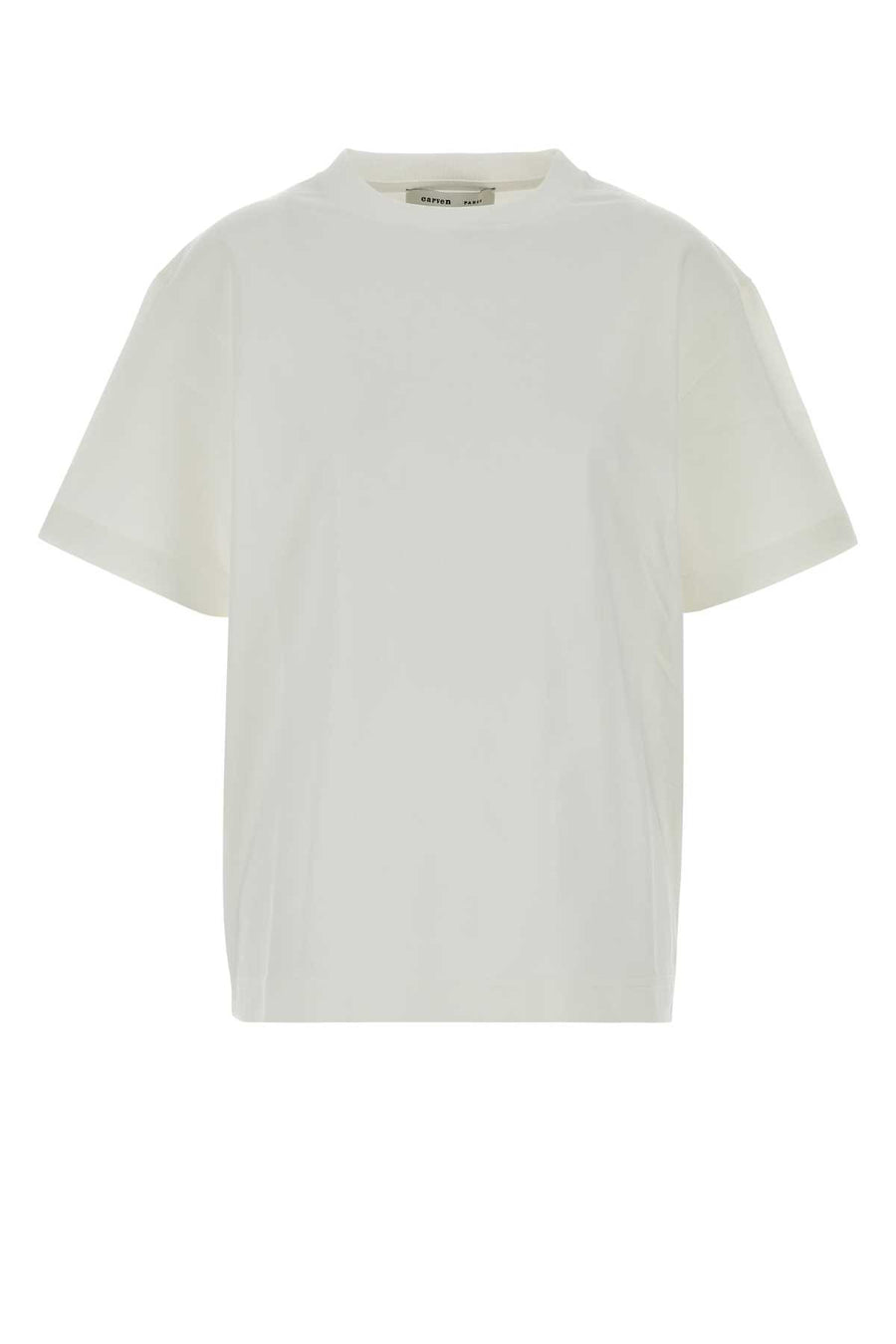 Carven 100% Cotton t-shirt in beige