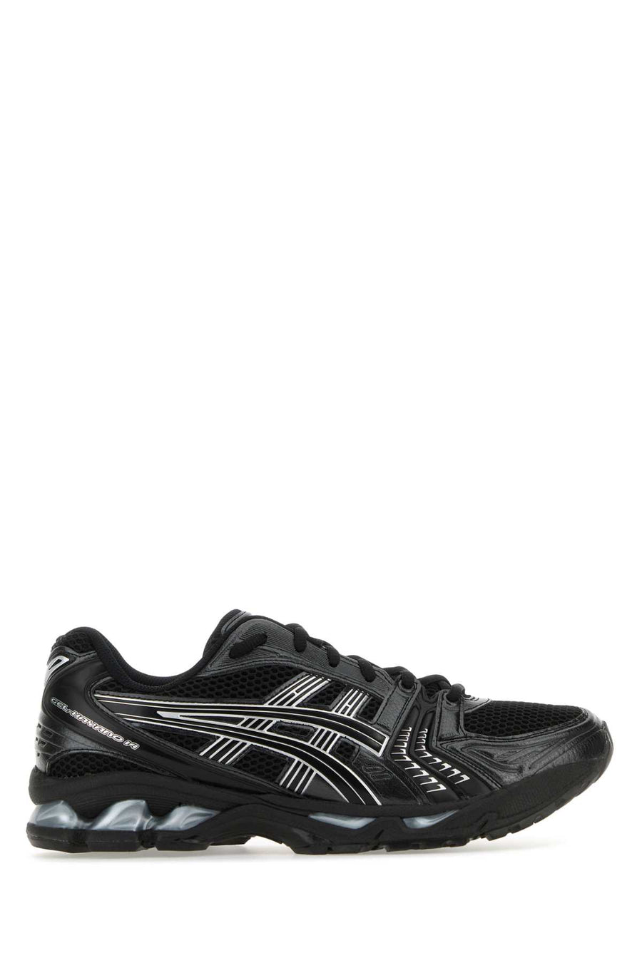 Asics Synthetic leather sneaker in black