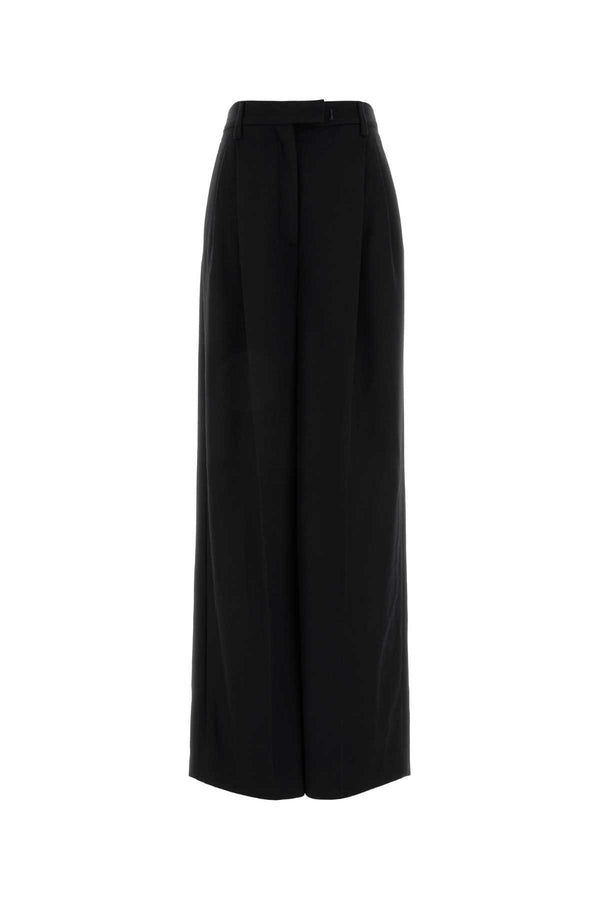 Prada 100% Cashmere trousers in black