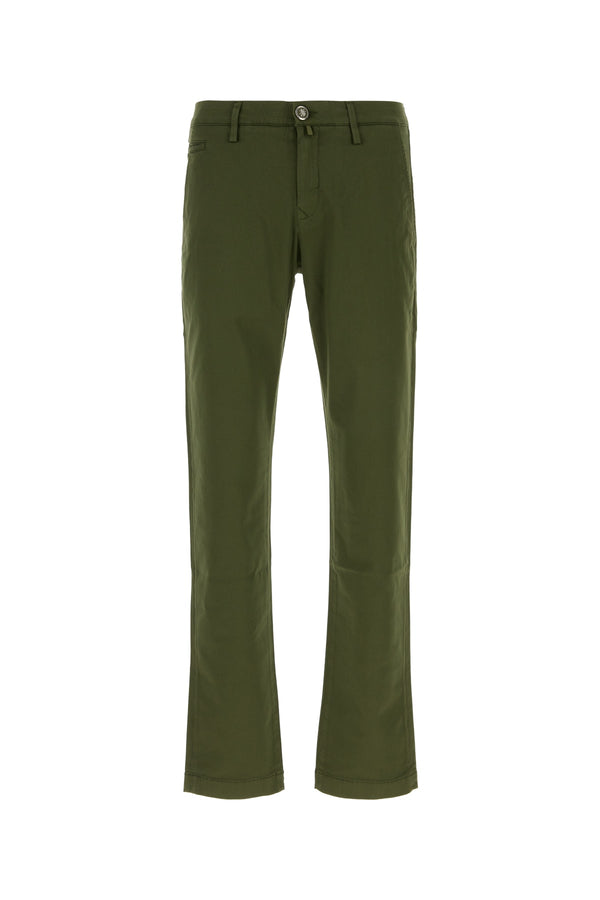 Jacob Cohen Tasca 55% CO 42% LY 3% EA trousers in green