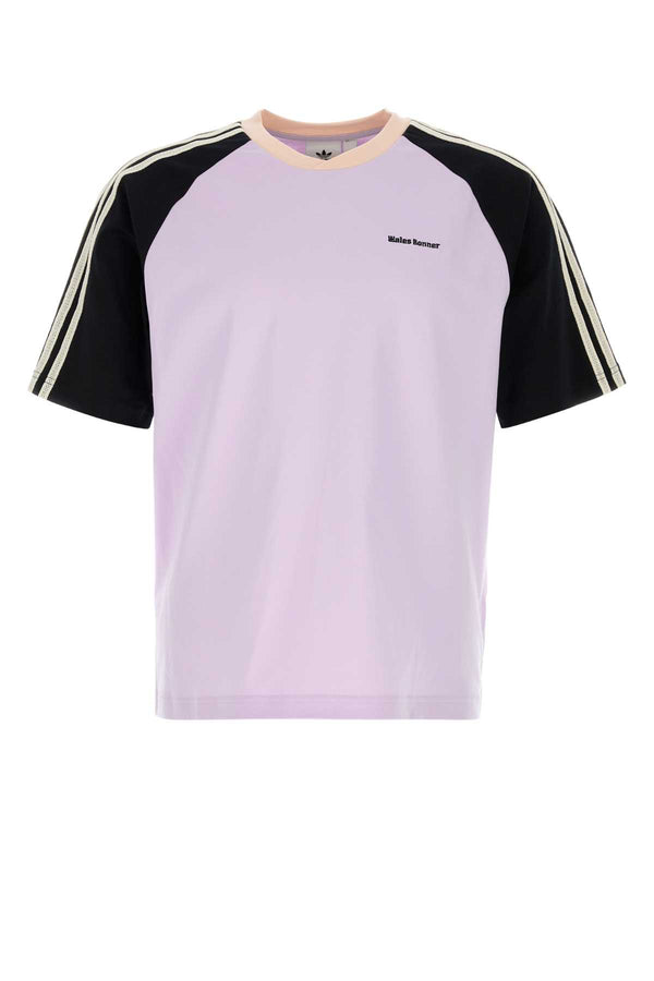 Adidas Exterior: 100% Cotton t-shirt in purple