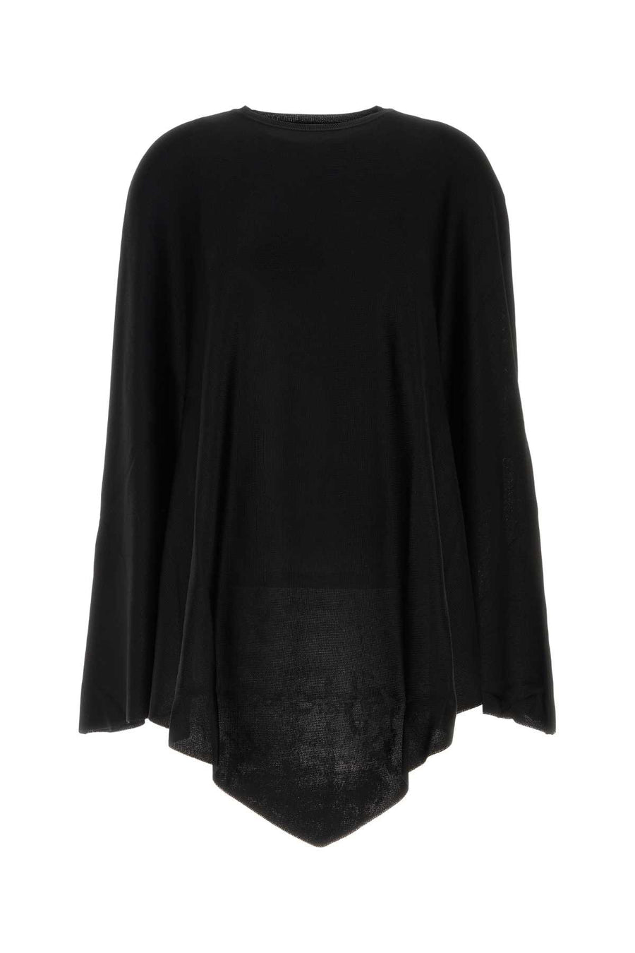 Balenciaga With 96% Viscose cape sweater in black