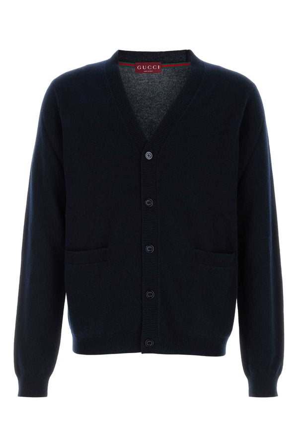 Gucci 100% Cashmere cardigan in navy