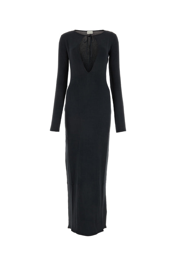 Magda Butrym Shell 100% Silk dress in black