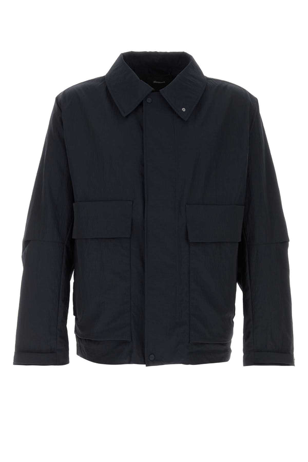Herno Exterior: 100% Nylon; Lining: 100% Polyester jacket in navy