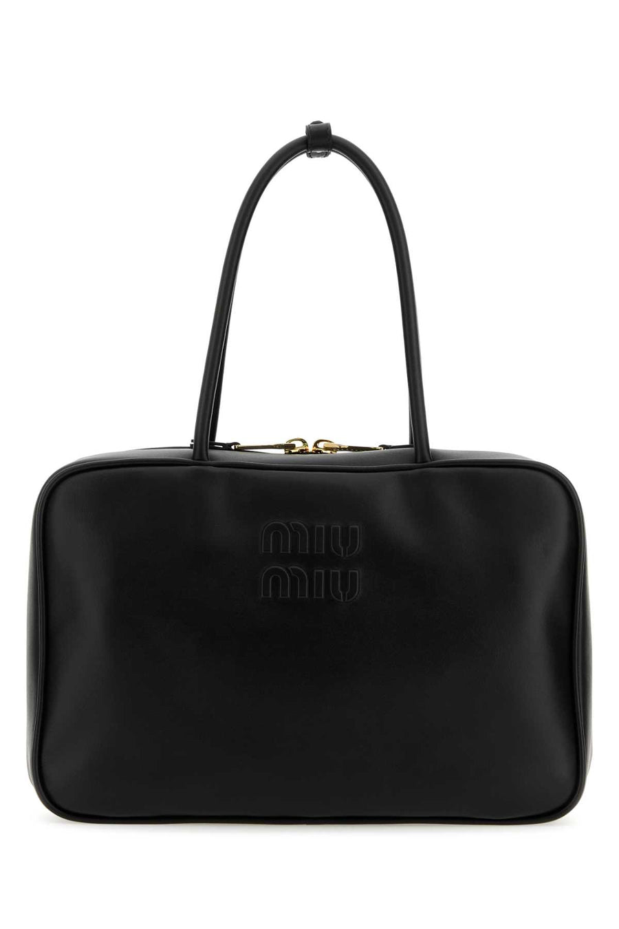 Miu Miu 100% Vitello top handle bag in black