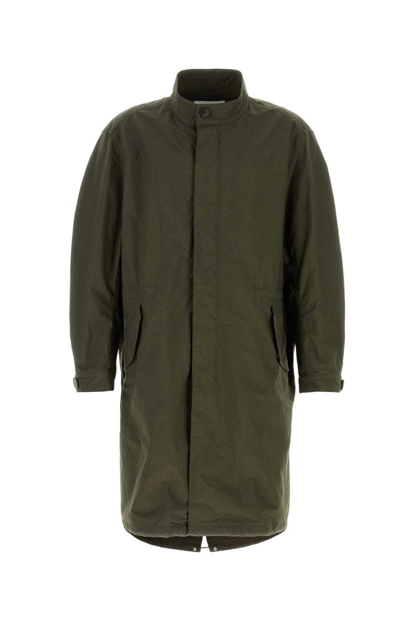 Givenchy Exterior: 51% Cotton 49% Nylon coat in green