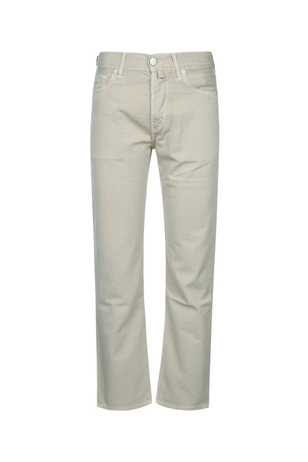 Jacob Cohen Tasche 100% Cotton trousers in beige