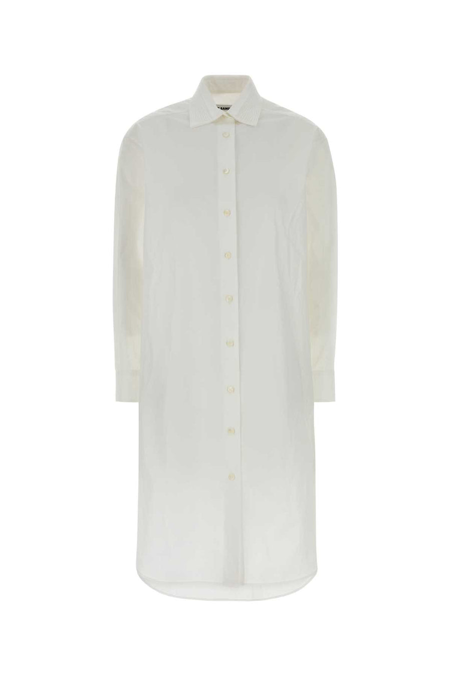 Jil Sander 100% Cotton dress in white