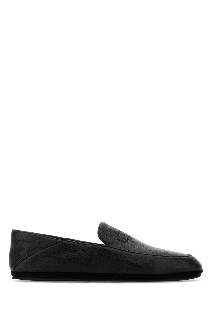 Black Leather Kingston Ii Loafers Mocassini