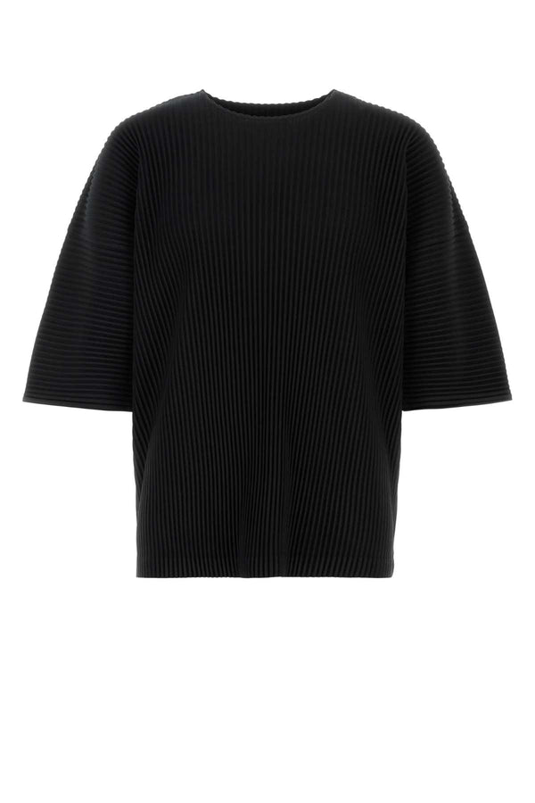 Homme Plisse' Issey Miyake Colors 100% Polyester t-shirt in black