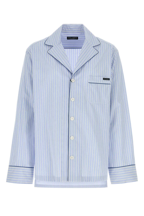 Dolce & Gabbana 98% Cotton 2% Silk shirt in blue