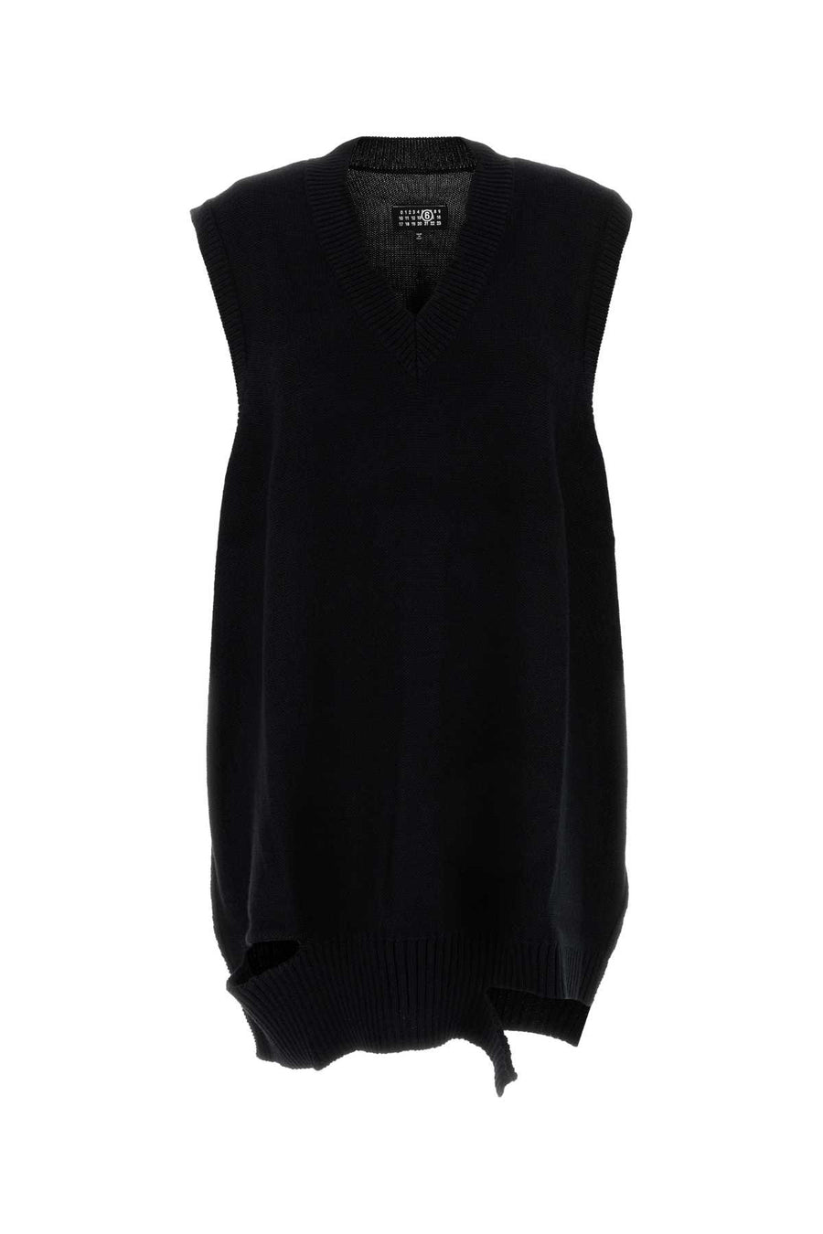 MM6 Maison Margiela Dress 50% Virgin wool dress in black