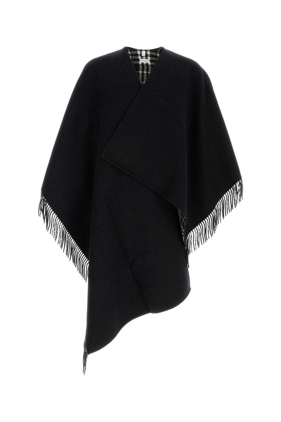Burberry Coniston 100% Wool shawl in black