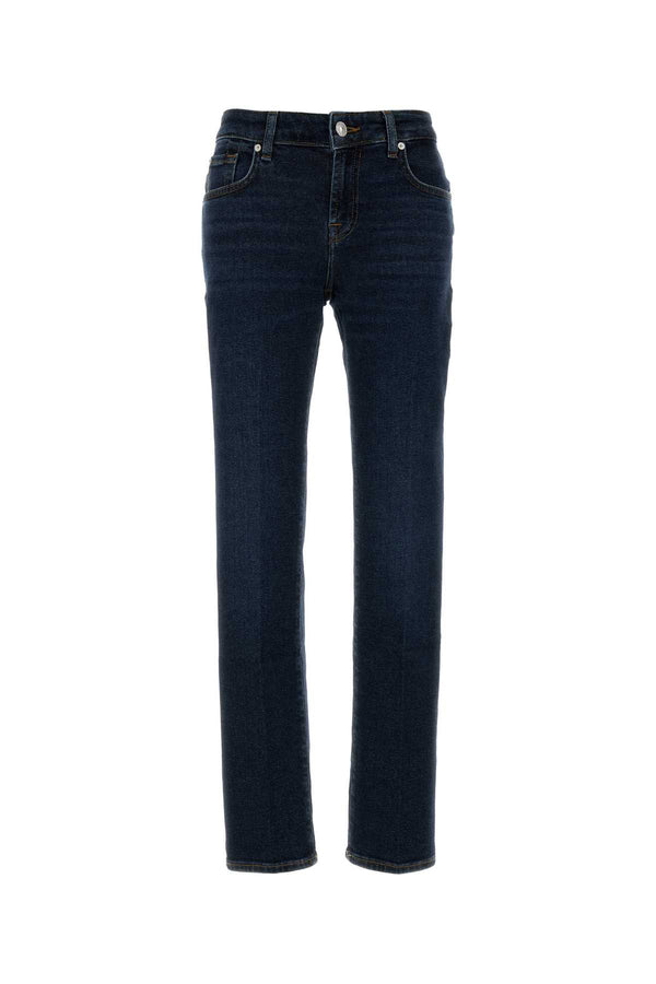 Seven For All Mankind Cailie 81% Cotton jeans in navy
