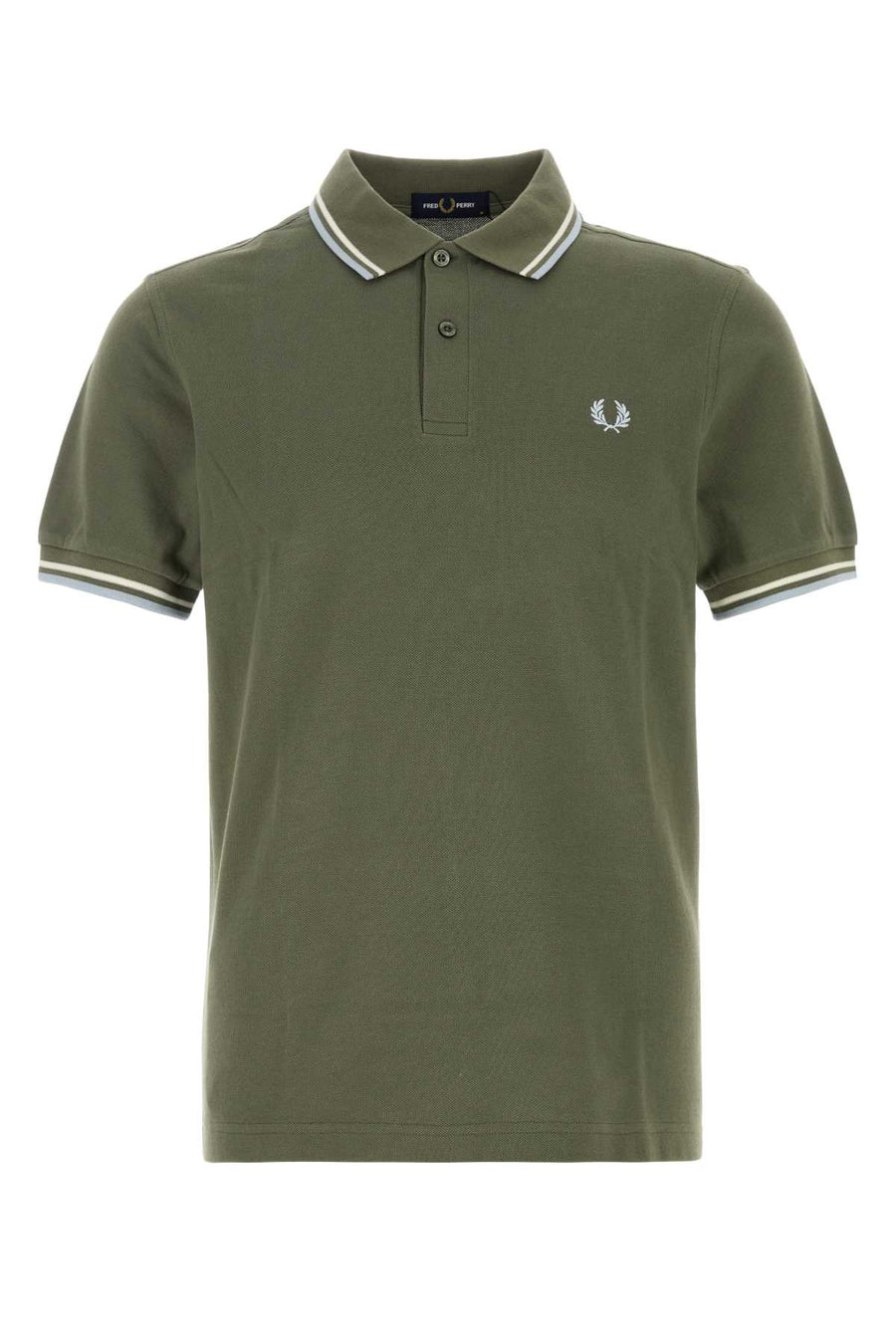 Fred Perry Twin 100% Cotton polo shirt in green
