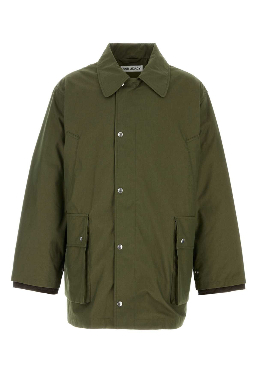 Our Legacy Jacket Exterior: 80% Cotton 20% Polyester; Lining: 100% Polyester jacket in green
